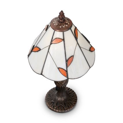 Brilagi - Tiffany vitražinė stalinė lempa FOLIA 1xE27/60W/230V