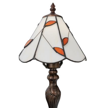 Brilagi - Tiffany vitražinė stalinė lempa FOLIA 1xE27/60W/230V