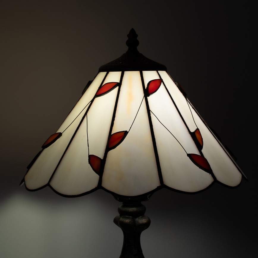 Brilagi - Tiffany vitražinė stalinė lempa FOLIA 1xE27/60W/230V