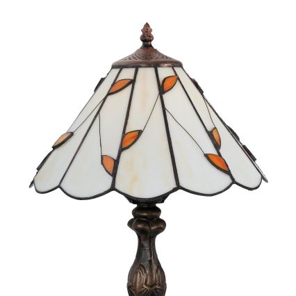 Brilagi - Tiffany vitražinė stalinė lempa FOLIA 1xE27/60W/230V