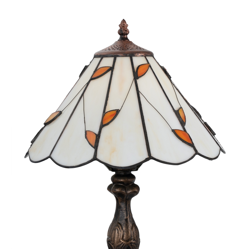 Brilagi - Tiffany vitražinė stalinė lempa FOLIA 1xE27/60W/230V