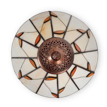 Brilagi - Tiffany vitražinė stalinė lempa FOLIA 1xE27/60W/230V