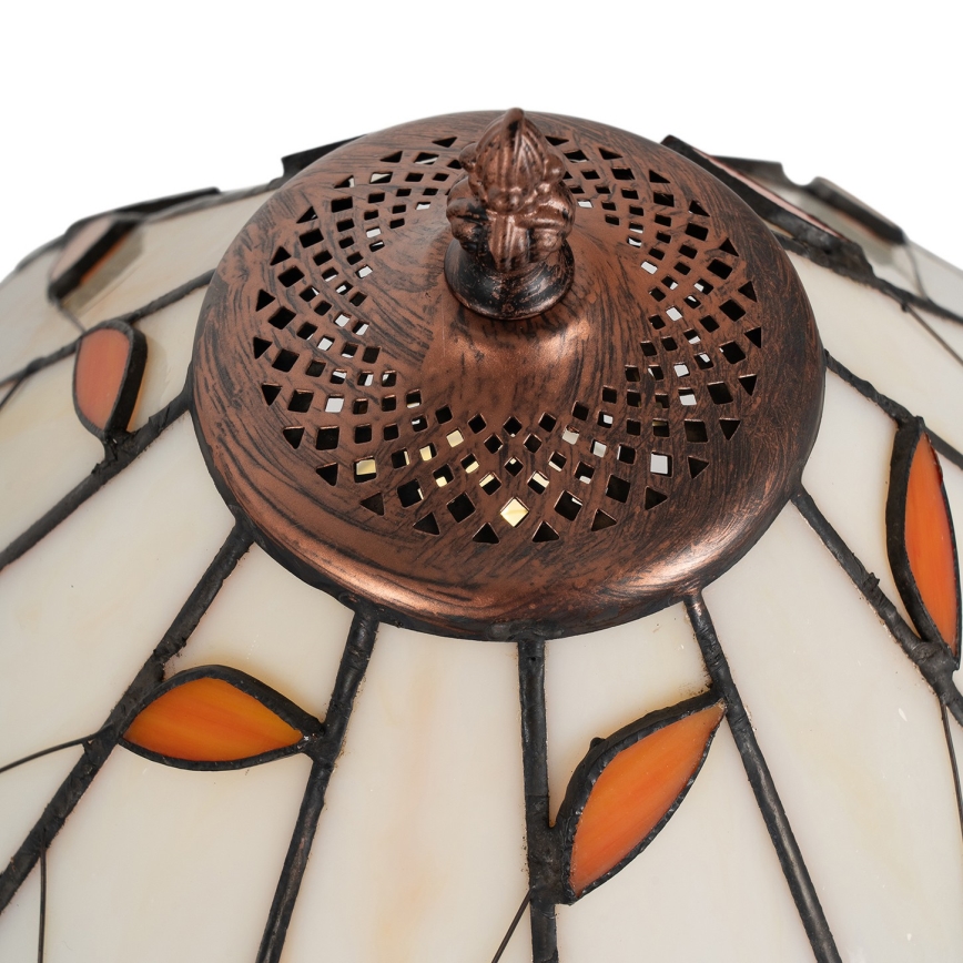 Brilagi - Tiffany vitražinė stalinė lempa FOLIA 1xE27/60W/230V