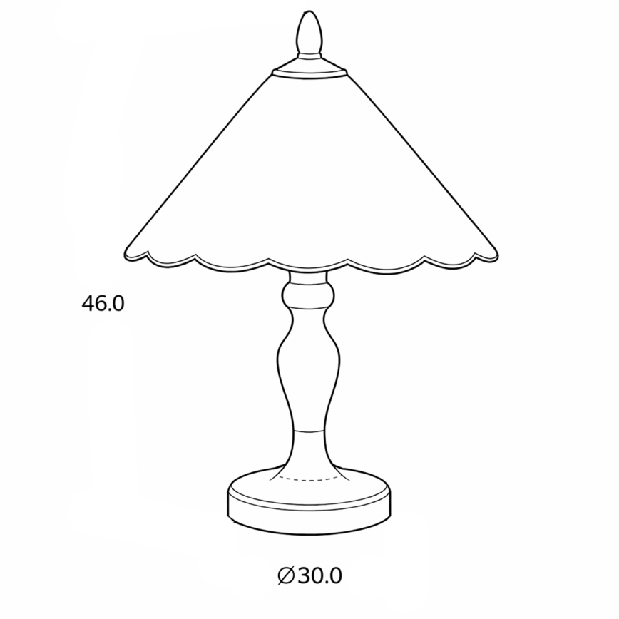 Brilagi - Tiffany vitražinė stalinė lempa FOLIA 1xE27/60W/230V