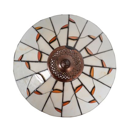 Brilagi - Tiffany vitražinė stalinė lempa FOLIA 1xE27/60W/230V