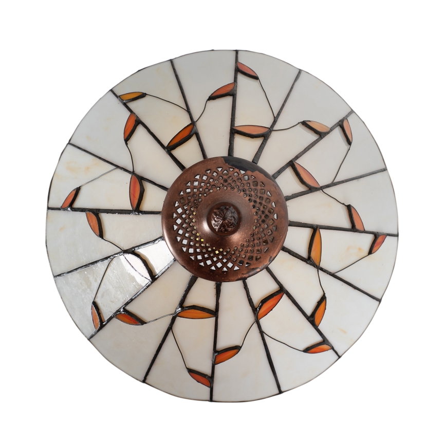 Brilagi - Tiffany vitražinė stalinė lempa FOLIA 1xE27/60W/230V