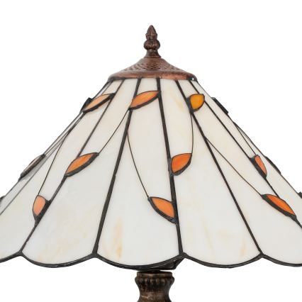Brilagi - Tiffany vitražinė stalinė lempa FOLIA 2xE27/60W/230V