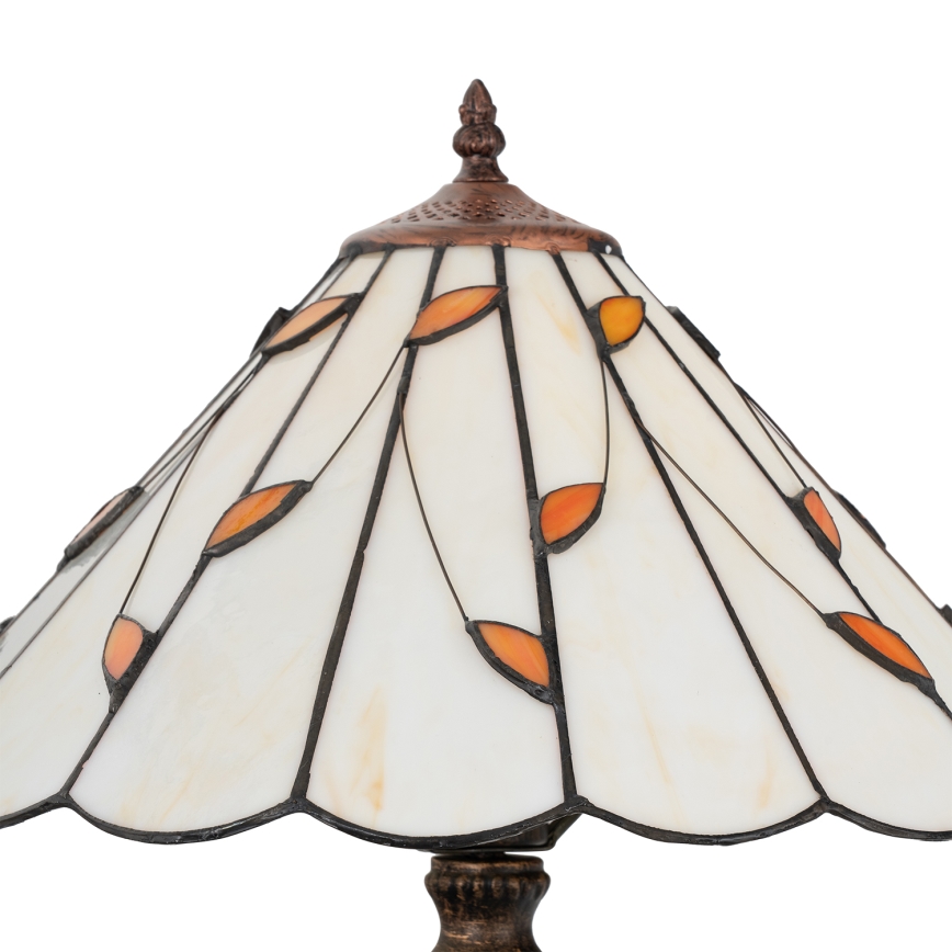 Brilagi - Tiffany vitražinė stalinė lempa FOLIA 2xE27/60W/230V