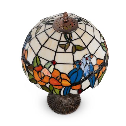 Brilagi - Tiffany vitražinė stalinė lempa JUNGLE 1xE27/60W/230V