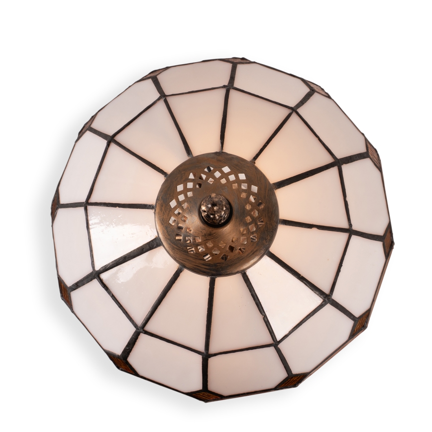 Brilagi - Tiffany vitražinė stalinė lempa SIENNA 1xE27/60W/230V