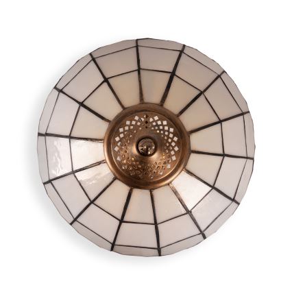 Brilagi - Tiffany vitražinė stalinė lempa SIENNA 2xE27/60W/230V