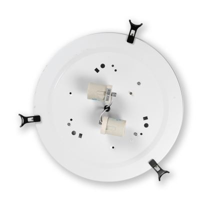 Brilagi - Tiffany vitražinis lubinis šviestuvas JUNGLE 2xE27/60W/230V, skersmuo 40 cm