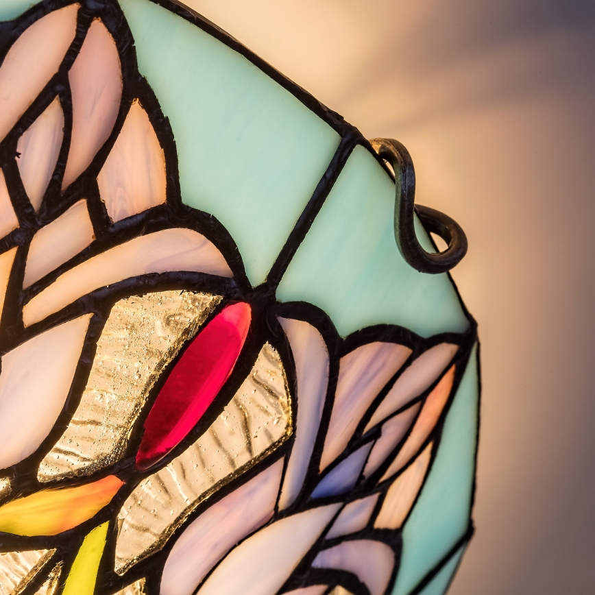 Brilagi - Tiffany vitražinis lubinis šviestuvas LORAS 2xE27/60W/230V