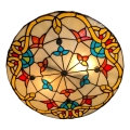 Brilagi - Tiffany vitražinis lubinis šviestuvas MIRABELLA 3xE27/60W/230V skersmuo 40 cm