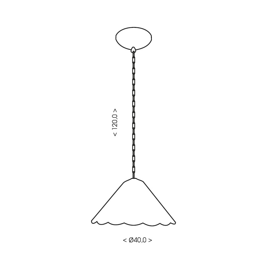 Brilagi - Tiffany vitražinis pakabinamas šviestuvas ant grandinės FOLIA 1xE27/60W/230V skersmuo 40 cm