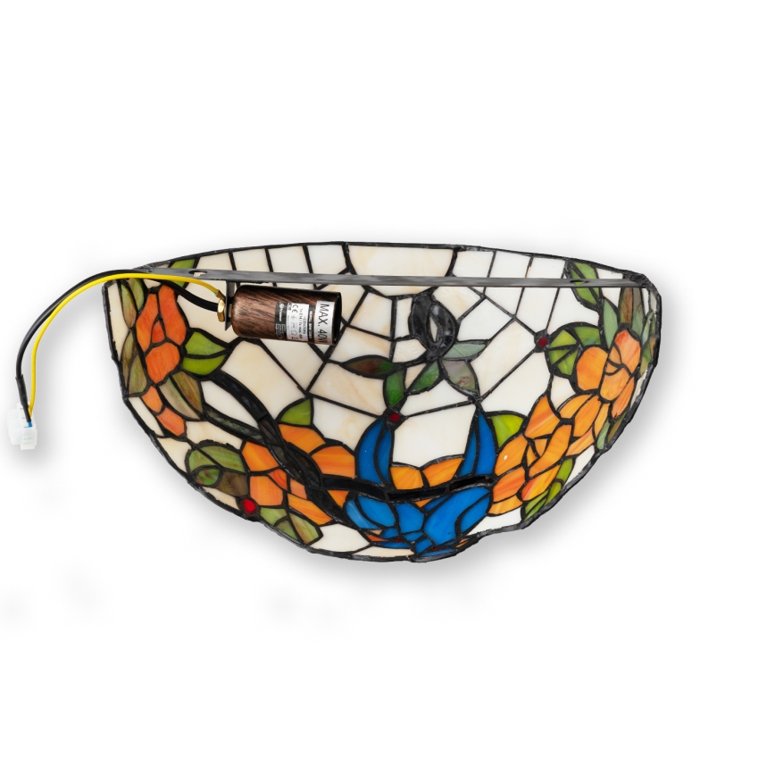 Brilagi - Tiffany vitražinis sieninis šviestuvas JUNGLE 1xE14/40W/230V