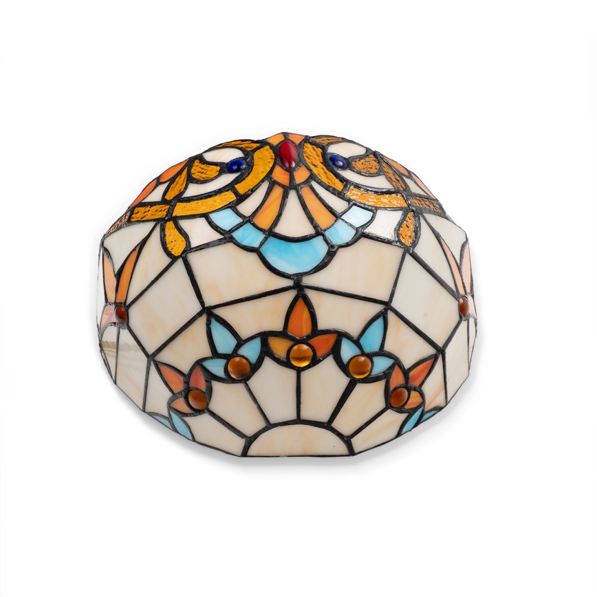 Brilagi - Tiffany vitražinis sieninis šviestuvas MIRABELLA 1xE14/40W/230V