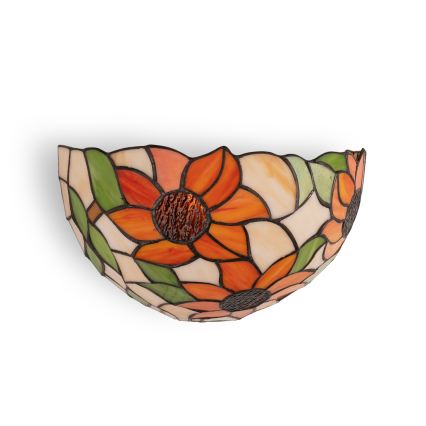 Brilagi - Tiffany vitražinis sieninis šviestuvas SUNFLOWER 1xE14/40W/230V