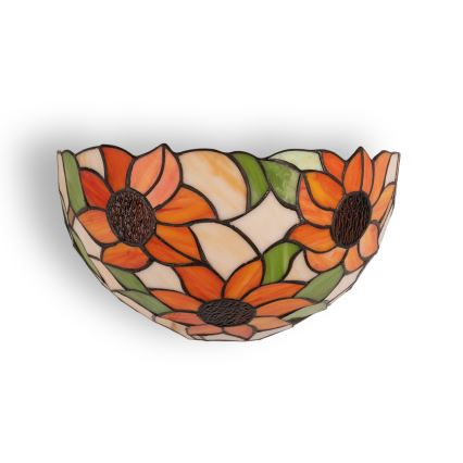Brilagi - Tiffany vitražinis sieninis šviestuvas SUNFLOWER 1xE14/40W/230V