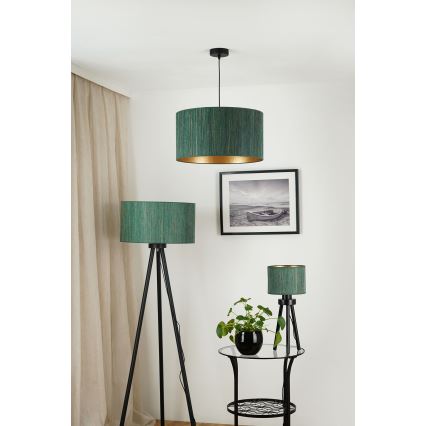 Brilagi - Toršeras BOSTON ROLLER 1xE27/15W/230V šiaudų žalia/auksas