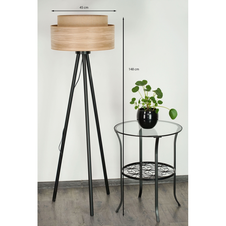 Brilagi - Toršeras MONTANA BOHO 1xE27/15W/230V ruda/juoda