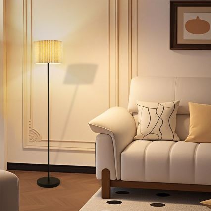 Brilagi - Toršeras NORDIC WAVE 1xE27/15W/230V lininė/juoda