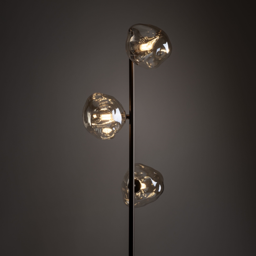 Brilagi - toršeras VULCANO 3xG9/8W/230V ruda/dūminė smėlio spalva