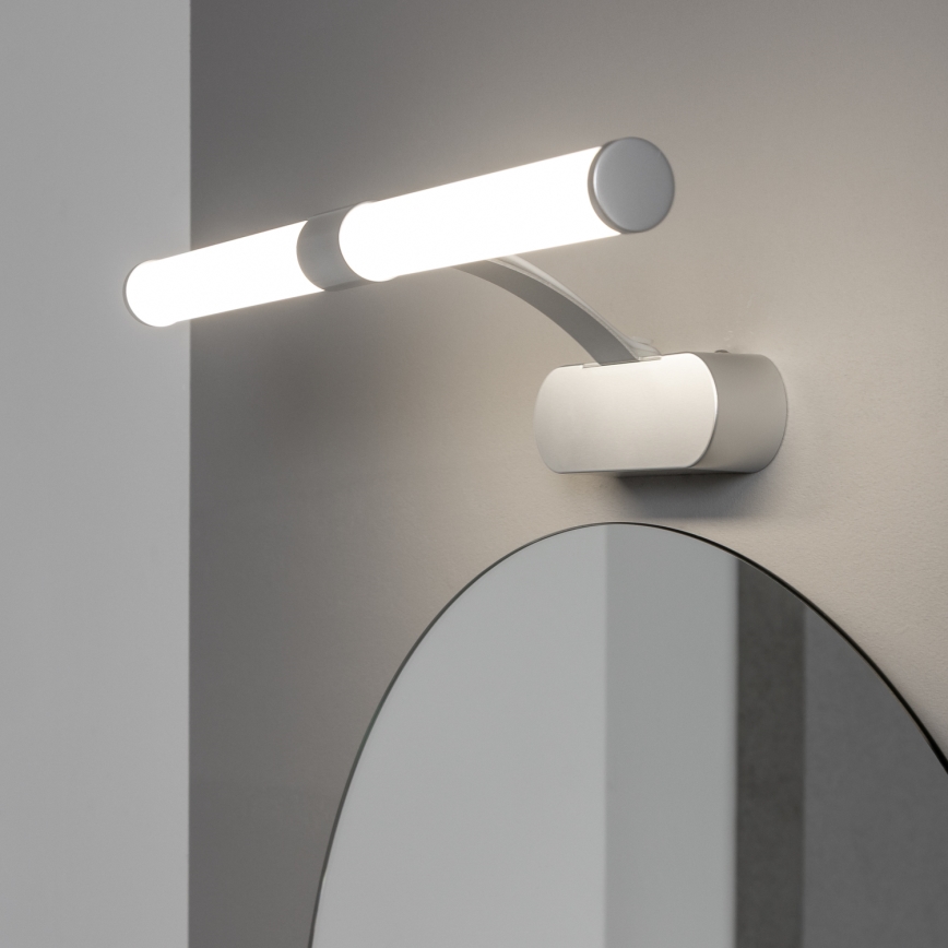 Brilagi - LED vonios veidrodžio apšvietimas 2in1 TUBEO LED/6W/230V 40 cm IP44 sidabrinė