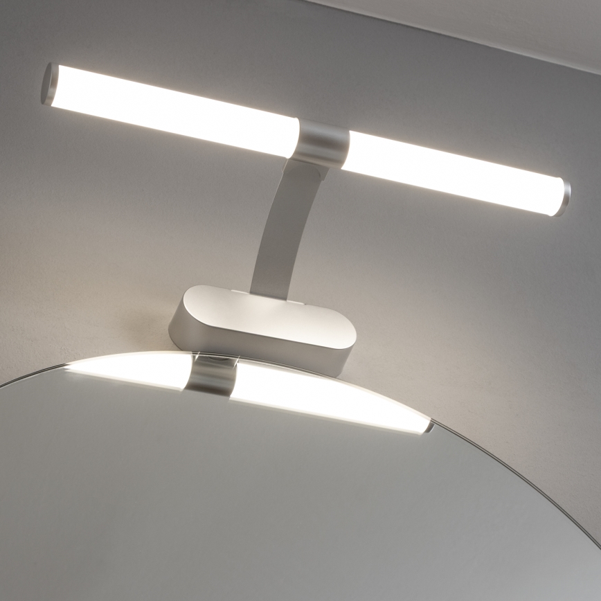 Brilagi - LED vonios veidrodžio apšvietimas 2in1 TUBEO LED/6W/230V 40 cm IP44 sidabrinė