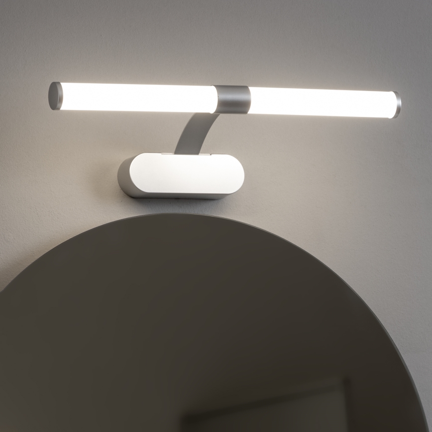 Brilagi - LED vonios veidrodžio apšvietimas 2in1 TUBEO LED/6W/230V 40 cm IP44 sidabrinė