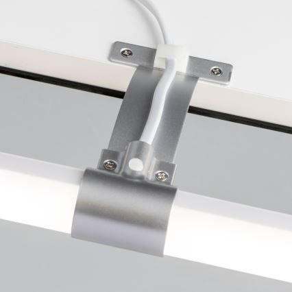Brilagi - LED vonios veidrodžio apšvietimas 2in1 TUBEO LED/6W/230V 40 cm IP44 sidabrinė