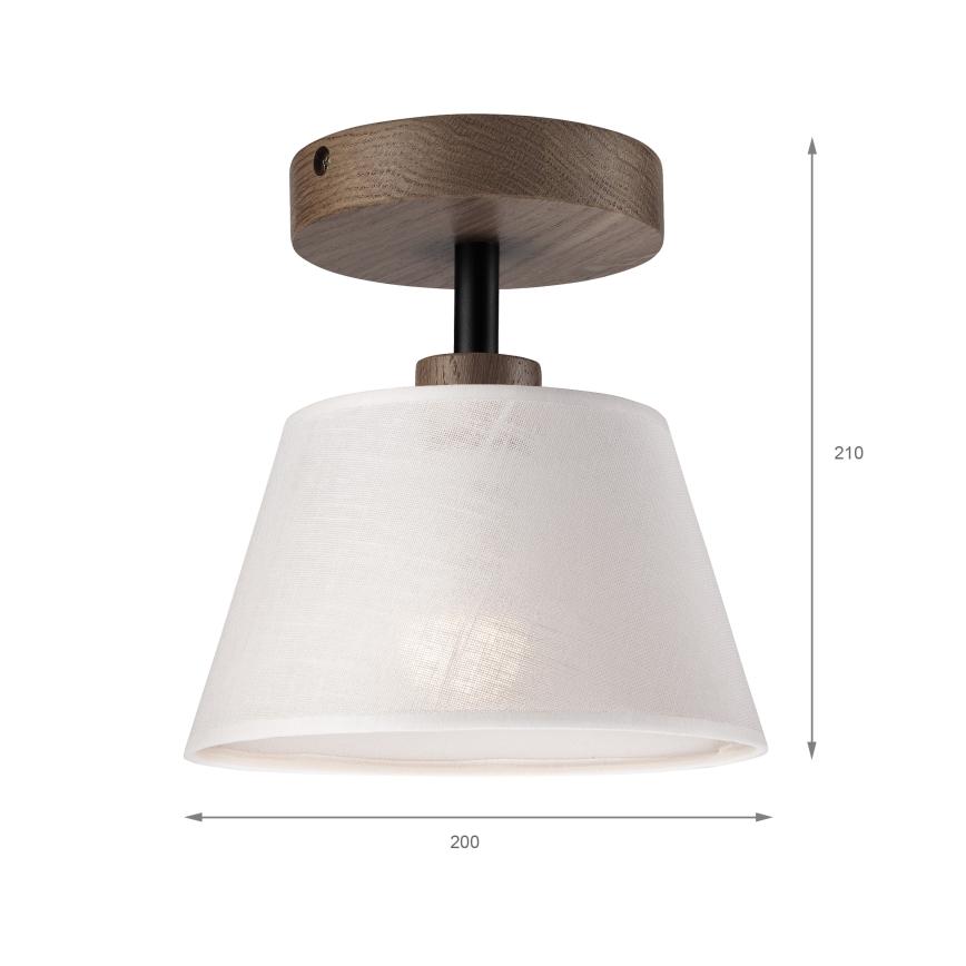 Brilagi - Tvirtinamas sietynas ANTHONY 1xE14/60W/230V ąžuolas/balta