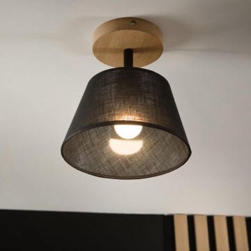 Brilagi - Tvirtinamas sietynas ANTHONY 1xE14/60W/230V ąžuolas/juoda