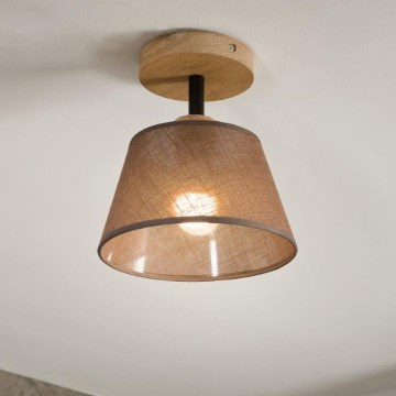 Brilagi - Tvirtinamas sietynas ANTHONY 1xE14/60W/230V ąžuolas/ruda