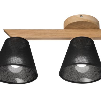 Brilagi - Tvirtinamas sietynas ANTHONY 3xE14/40W/230V ąžuolas/juoda
