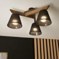 Brilagi - Tvirtinamas sietynas ANTHONY 3xE14/40W/230V ąžuolas/juoda