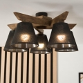 Brilagi - Tvirtinamas sietynas ANTHONY 5xE14/40W/230V ąžuolas/juoda