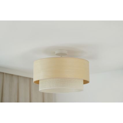 Brilagi - Tvirtinamas sietynas ARIZONA BOHO 1xE27/15W/230V diametras 45 cm kreminė/smėlio spalva