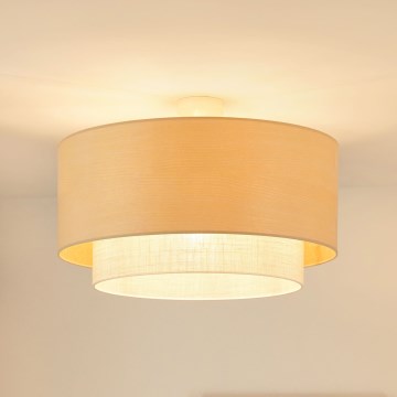 Brilagi - Tvirtinamas sietynas ARIZONA BOHO 1xE27/15W/230V diametras 60 cm smėlio spalva