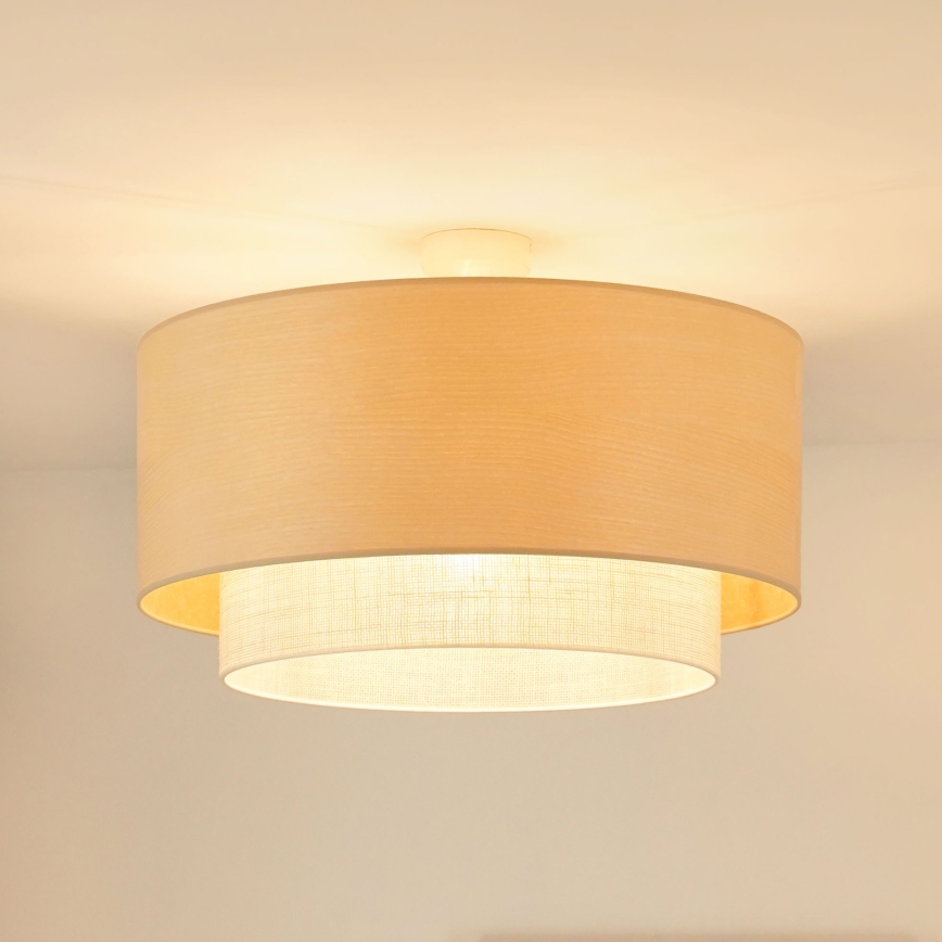 Brilagi - Tvirtinamas sietynas ARIZONA BOHO 1xE27/15W/230V diametras 60 cm smėlio spalva