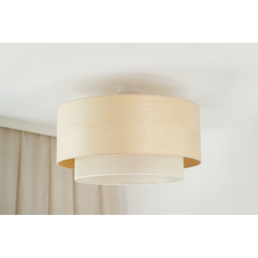 Brilagi - Tvirtinamas sietynas ARIZONA BOHO 1xE27/15W/230V diametras 60 cm smėlio spalva
