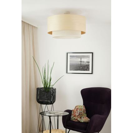 Brilagi - Tvirtinamas sietynas ARIZONA BOHO 1xE27/15W/230V diametras 60 cm smėlio spalva