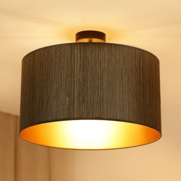 Brilagi - Tvirtinamas sietynas BOSTON ROLLER 1xE27/15W/230V diametras 45 cm šiaudų ruda/auksas