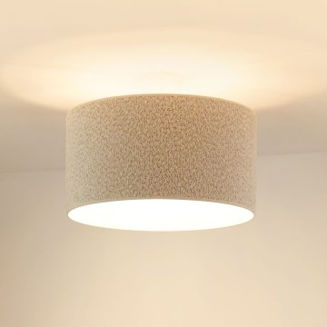 Brilagi - Tvirtinamas sietynas BOUCLE ROLLER 1xE27/15W/230V diametras 45 cm kreminė