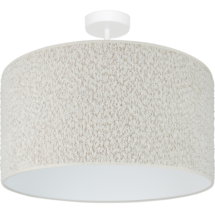 Brilagi - Tvirtinamas sietynas BOUCLE ROLLER 1xE27/15W/230V diametras 45 cm kreminė