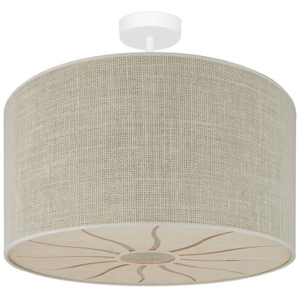 Brilagi - Tvirtinamas sietynas COUNTRY ROLLER 1xE27/15W/230V diametras 45 cm kreminė