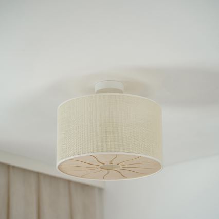 Brilagi - Tvirtinamas sietynas COUNTRY ROLLER 1xE27/15W/230V diametras 45 cm kreminė