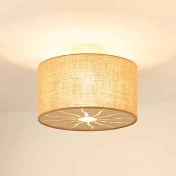 Brilagi - Tvirtinamas sietynas COUNTRY ROLLER 1xE27/15W/230V diametras 45 cm smėlio spalva