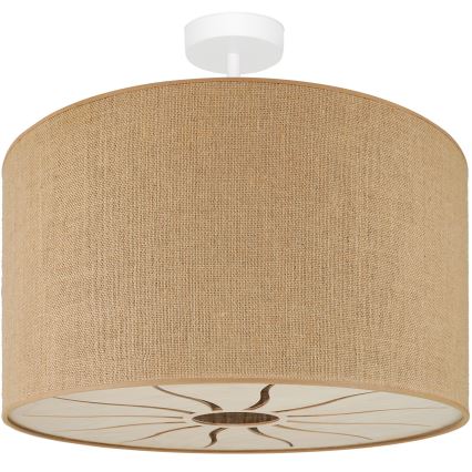 Brilagi - Tvirtinamas sietynas COUNTRY ROLLER 1xE27/15W/230V diametras 45 cm smėlio spalva