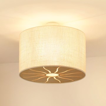 Brilagi - Tvirtinamas sietynas COUNTRY ROLLER 1xE27/15W/230V diametras 50 cm kreminė